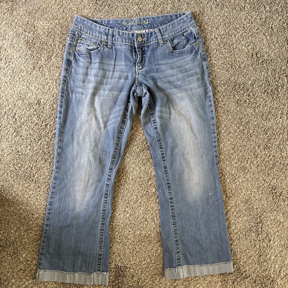 Maurices Women's Original Jeans Cuffed Hem Size 7/8